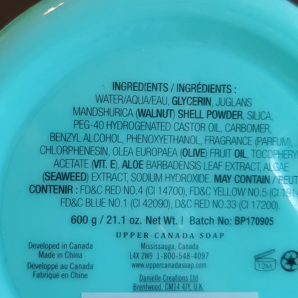 BODY SCRUB - NEW / SEALED Raindrop body scrub - NEW/SEALED